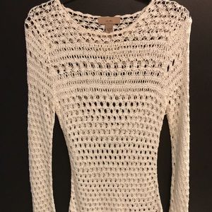White crocheted tunic/ cover up